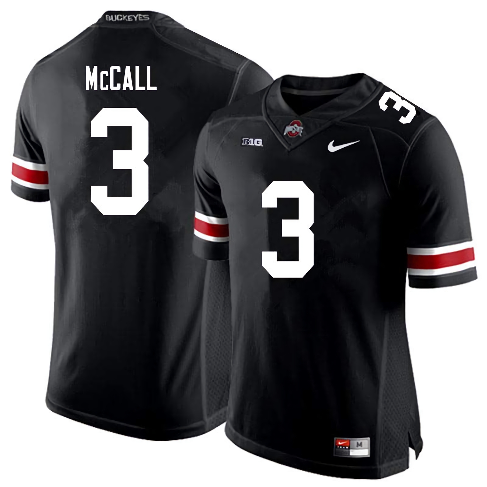 Demario McCall Ohio State Buckeyes Men's NCAA #3 Nike Black College Stitched Football Jersey CEL2456EH